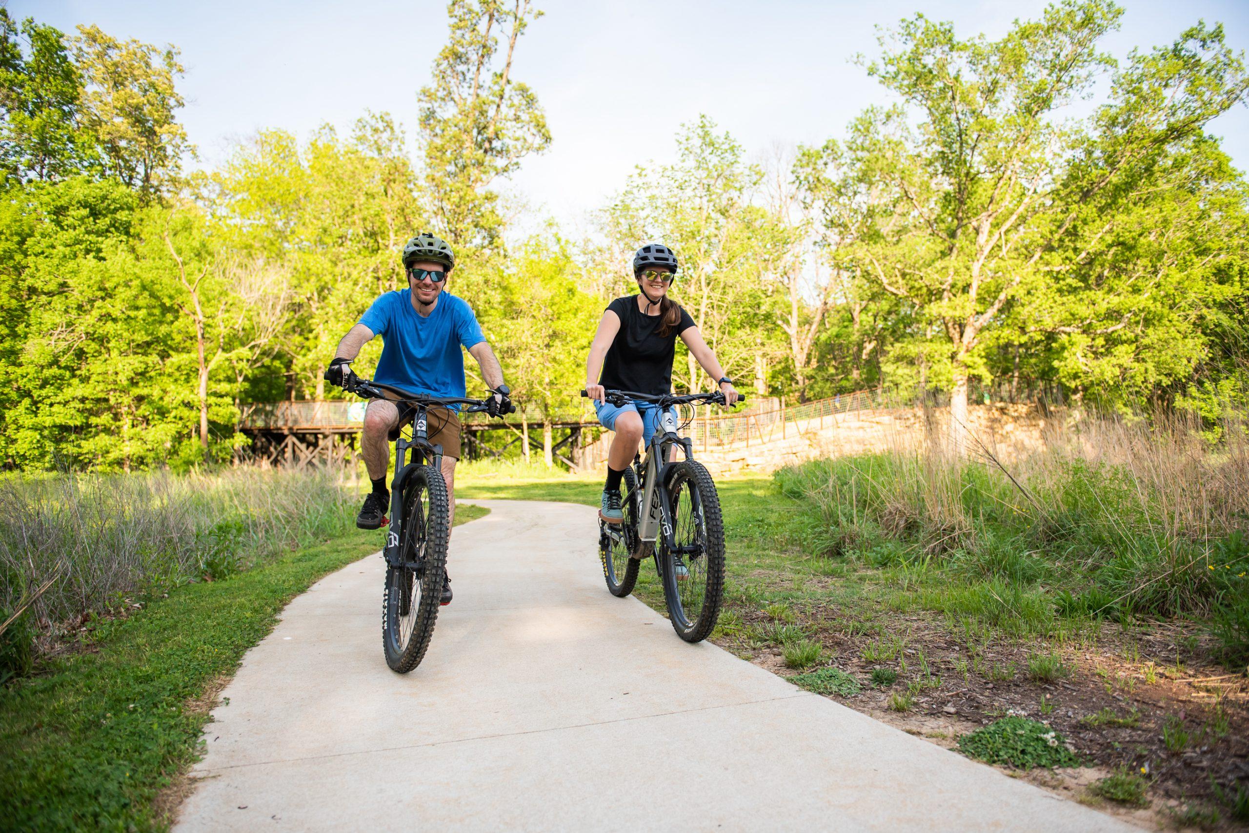 mountain biking nwa schroen trail